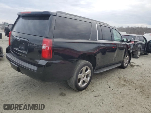 2019 Chevrolet Suburban LT with VIN 1GNSCHKC8KR127431, listed as a Copart auction lot 43931515 with 123,338 mi miles and Salvage Title. Bid and sale history available at DreamBid. Image 3.