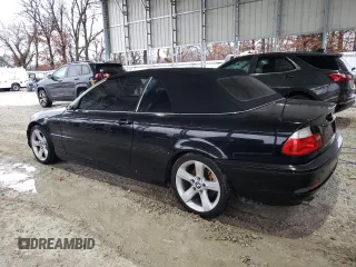 2004 BMW 3 Series 325Ci with VIN WBABW33494PG97947, listed as a Copart auction lot 86282244 with 215,753 mi miles and Clean Title. Bid and sale history available at carsss.com. Image 2.