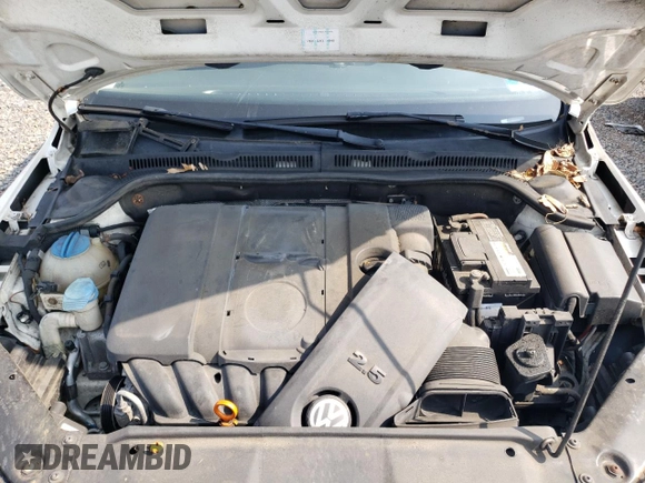 2011 Volkswagen Jetta SE with VIN 3VWDZ7AJXBM374152, listed as a Copart auction lot 60726265 with 133,161 mi miles and Salvage title. Bid and sale history available at DreamBid. Image 11.