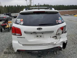 2013 Kia Sorento SX with VIN 5XYKW4A23DG407762, listed as a Copart auction lot 51471745 with 152,048 mi miles and Salvage Title. Bid and sale history available at carsss.com. Image 6.