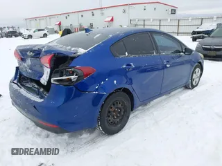 2017 Kia Forte LX with VIN 3KPFK4A77HE028873, listed as a IAAI auction lot 41507529 with 126,741 mi miles. Bid and sale history available at carsss.com. Image 4.
