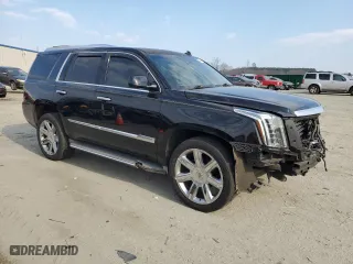 2015 Cadillac Escalade Premium with VIN 1GYS4CKJ4FR275695, listed as a Copart auction lot 44108685 with 134,470 mi miles and Salvage Title. Bid and sale history available at carsss.com. Image 4.