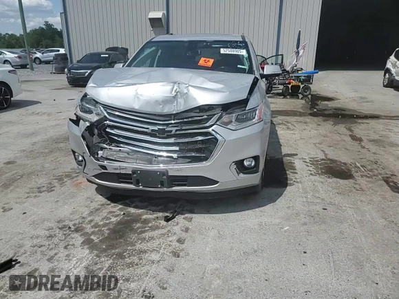 2020 Chevrolet Traverse High Country with VIN 1GNEVNKW6LJ186476, listed as a Copart auction lot 52588905 with 43,179 mi miles and Salvage Title. Bid and sale history available at carsss.com. Image 12.