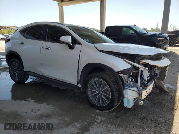 2024 Lexus NX 250 Premium with VIN JTJGDCAZ1R5017114, listed as a Copart auction lot 54422465 with 38,046 mi miles and Clean title. Bid and sale history available at DreamBid. Image 4.