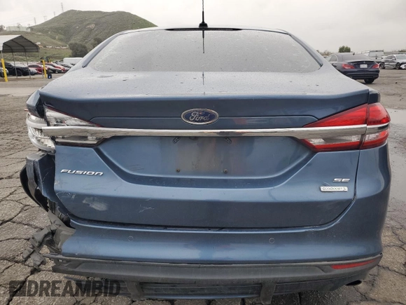 2018 Ford Fusion SE with VIN 3FA6P0HD9JR281283, listed as a Copart auction lot 49253585 with 99,777 mi miles and Salvage Title. Bid and sale history available at carsss.com. Image 6.