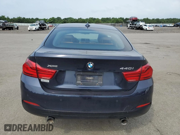 2019 BMW 4 Series 440i xDrive with VIN WBA4J7C51KBM75482, listed as a Copart auction lot 65958444 with 13,791 mi miles and Salvage Title. Bid and sale history available at carsss.com. Image 6.