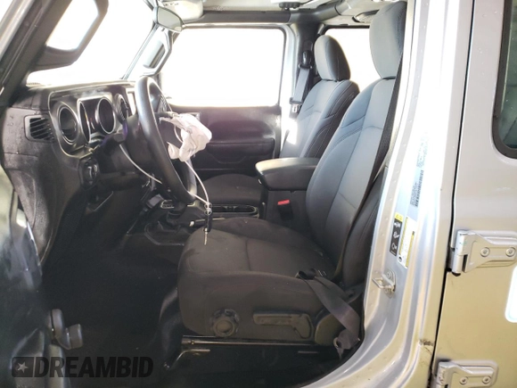2023 Jeep Wrangler Sport S with VIN 1C4HJXDG0PW670641, listed as a Copart auction lot 41623195 with 27,266 mi miles and Salvage Title. Bid and sale history available at DreamBid. Image 7.