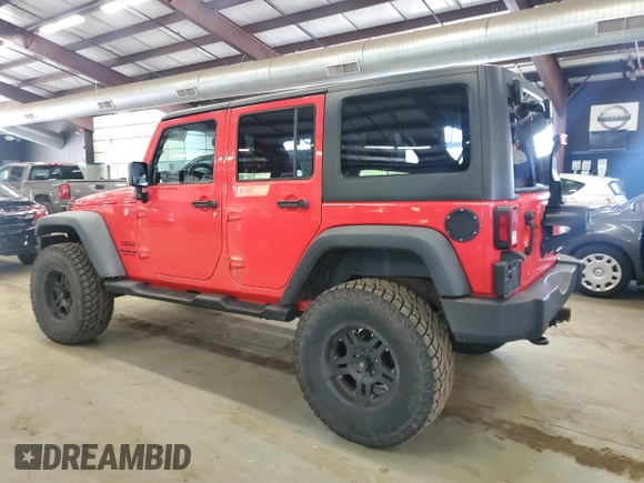 2013 Jeep Wrangler Unlimited Sport z VIN 1C4HJWDG5DL597192, wystawiony jako Copart lot #57300535 z przebiegiem 194 719 mil mil oraz Tytuł czysty. Historia ofert i sprzedaży dostępna na DreamBid. Obrazek 2.
