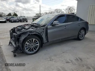 2023 Infiniti Q50 Luxe with VIN JN1EV7BP9PM510525, listed as a Copart auction lot 47134914 with Not Provided miles and Non Repairable. Bid and sale history available at DreamBid. Image 1.