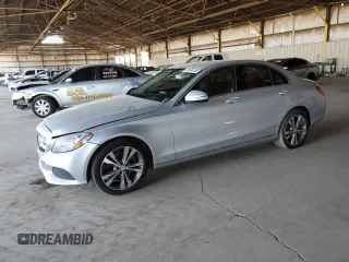 2015 Mercedes-Benz C 300 Luxury with VIN 55SWF4KB6FU018333, listed as a Copart auction lot 59194145 with 177,518 mi miles and Clean title. Bid and sale history available at DreamBid. Image 1.
