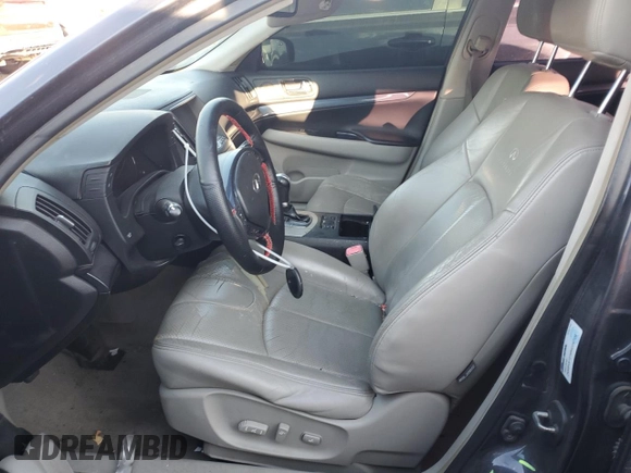 2008 Infiniti G35 Journey with VIN JNKBV61E58M224729, listed as a Copart auction lot 62152085 with 174,720 mi miles and Salvage title. Bid and sale history available at DreamBid. Image 7.