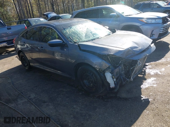 2016 Honda Civic Sedan LX with VIN 2HGFC2F52GH532101, listed as a IAAI auction lot 42009854 with 67,148 mi miles. Bid and sale history available at carsss.com. Image 1.