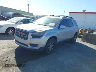 2014 GMC Acadia SLT z VIN 1GKKRSKD4EJ191809, wystawiony jako IAAI lot #41893345 z przebiegiem Nie podano mil oraz . Historia ofert i sprzedaży dostępna na DreamBid. Obrazek 2.