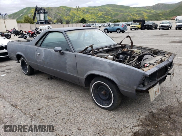 1981 Chevrolet El Camino z VIN 1GCCW80J5BR448204, wystawiony jako Copart lot #53005085 z przebiegiem 61 889 mil mil oraz Czysty tytuł • Clean title. Historia ofert i sprzedaży dostępna na DreamBid. Obrazek 4.