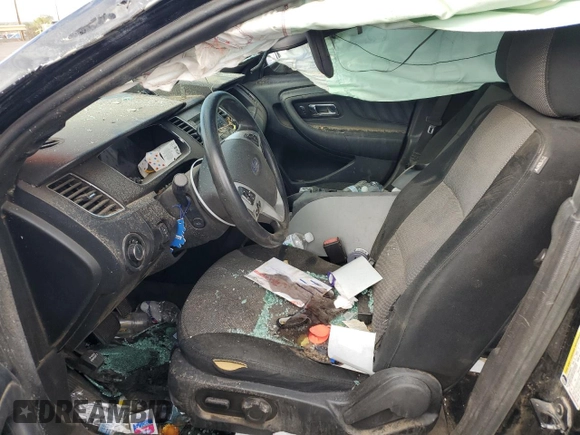 2014 Ford Police Interceptor with VIN 1FAHP2L8XEG148883, listed as a Copart auction lot 77468884 with Not provided miles and Salvage title. Bid and sale history available at DreamBid. Image 7.