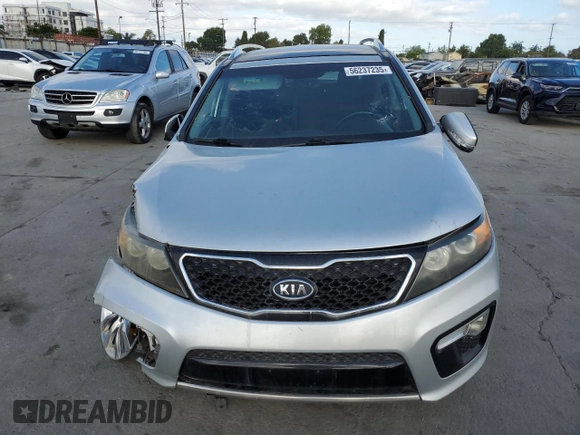 2012 Kia Sorento SX with VIN 5XYKWDA29CG302920, listed as a Copart auction lot 56237235 with 137,998 mi miles and Salvage title. Bid and sale history available at DreamBid. Image 5.