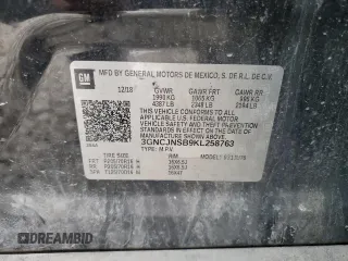 2019 Chevrolet Trax LS with VIN 3GNCJNSB9KL258763, listed as a Copart auction lot 46220845 with 106,973 mi miles and Salvage Title. Bid and sale history available at carsss.com. Image 13.