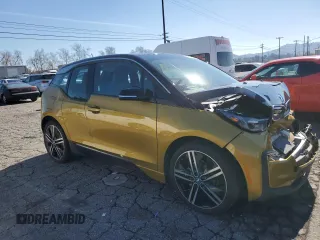 2021 BMW i3 with VIN WBY8P2C09M7H64854, listed as a Copart auction lot 44089394 with 33,224 mi miles. Bid and sale history available at carsss.com. Image 4.