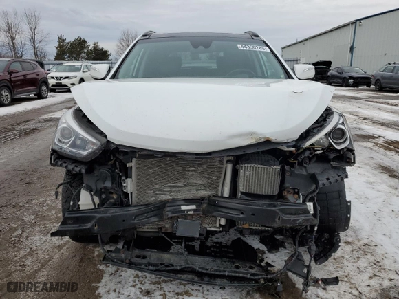 2018 Hyundai Santa Fe Sport Limited with VIN 5XYZUDLA2JG515505, listed as a Copart auction lot 44350285 with 130,671 mi miles and Salvage Title. Bid and sale history available at carsss.com. Image 5.