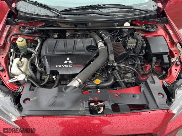 2008 Mitsubishi Lancer Evolution MR with VIN JA3AW56V78U051033, listed as a Copart auction lot 82855894 with 92,726 mi miles and Salvage Title. Bid and sale history available at carsss.com. Image 7.