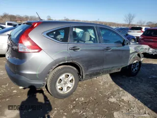 2014 Honda CR-V LX with VIN 2HKRM4H33EH640358, listed as a Copart auction lot 45844405 with 154,984 mi miles and Salvage Title. Bid and sale history available at carsss.com. Image 3.