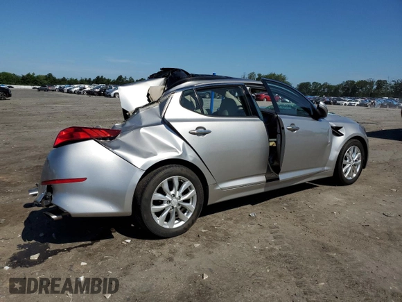 2015 Kia Optima EX with VIN 5XXGN4A71FG446118, listed as a Copart auction lot 61590675 with 120,577 mi miles and Salvage title. Bid and sale history available at DreamBid. Image 3.