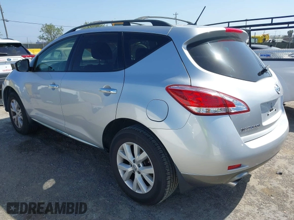 2012 Nissan Murano S with VIN JN8AZ1MU6CW116872, listed as a IAAI auction lot 42107422 with 114,601 mi miles and . Bid and sale history available at DreamBid. Image 3.