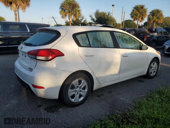2017 Kia Forte LX with VIN KNAFK5A89H5702058, listed as a Copart auction lot 74037364 with Not Provided miles and Non Repairable. Bid and sale history available at DreamBid. Image 3.