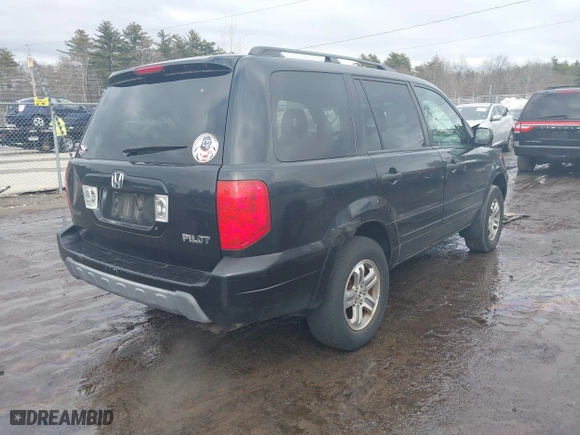2003 Honda Pilot EX with VIN 2HKYF18523H598445, listed as a IAAI auction lot 41723462 with 234,598 mi miles. Bid and sale history available at carsss.com. Image 4.