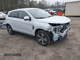 2024 Mitsubishi Outlander Sport S with VIN JA4ARUAU5RU002362, listed as a IAAI auction lot 41474663 with 2,310 mi miles. Bid and sale history available at carsss.com. Image 1.