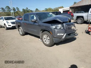 2022 Nissan Frontier SV with VIN 1N6ED1EJ1NN676305, listed as a Copart auction lot 50247215 with 56,252 mi miles and Salvage title. Bid and sale history available at DreamBid. Image 4.