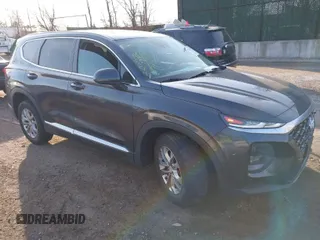 2020 Hyundai Santa Fe Essential with VIN 5NMS2CAD0LH299726, listed as a IAAI auction lot 41752451 with 49,135 mi miles. Bid and sale history available at carsss.com. Image 1.