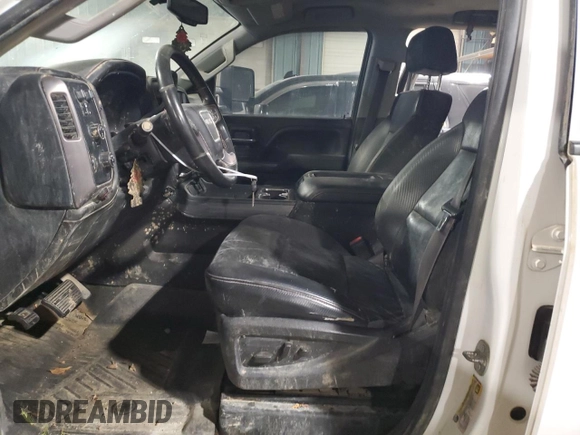 2015 GMC Sierra 2500HD SLT with VIN 1GT12ZE88FF598796, listed as a Copart auction lot 88083535 with Not provided miles and Salvage title. Bid and sale history available at DreamBid. Image 7.