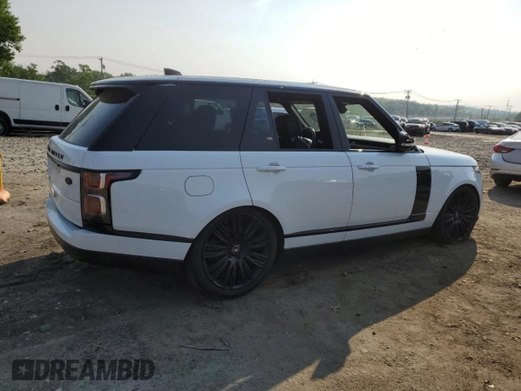 2020 Land Rover Range Rover P525 HSE with VIN SALGS2SEXLA578157, listed as a Copart auction lot 60803015 with 79,716 mi miles and Salvage title. Bid and sale history available at DreamBid. Image 3.