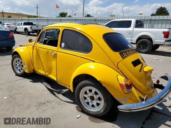 1970 Volkswagen Beetle with VIN 1102216344, listed as a Copart auction lot 66714184 with 14,189 mi miles and Salvage Title. Bid and sale history available at DreamBid. Image 2.