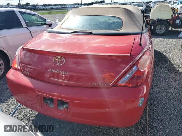 2004 Toyota Solara SE with VIN 4T1FA38PX4U026514, listed as a Copart auction lot 75118504 with 96,317 mi miles and Salvage Title. Bid and sale history available at DreamBid. Image 6.