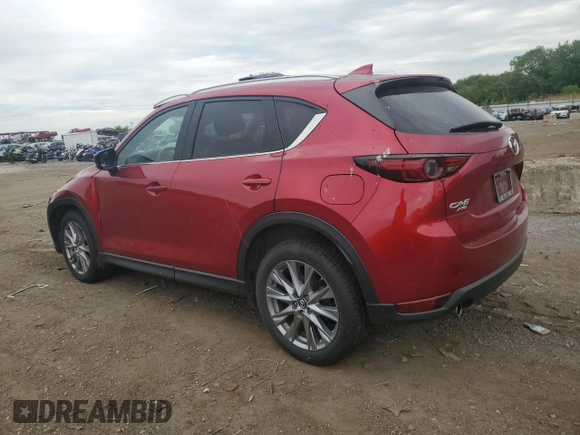 2019 Mazda CX-5 Grand Touring z VIN JM3KFBDM2K0665993, wystawiony jako Copart lot #58440685 z przebiegiem 38 306 mil mil oraz Szkoda całkowita • Salvage title. Historia ofert i sprzedaży dostępna na DreamBid. Obrazek 2.