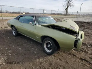1969 Pontiac GTO z VIN 242379Z117251, wystawiony jako Copart lot #80428294 z przebiegiem 21 618 mil mil oraz Czysty tytuł • Clean title. Historia ofert i sprzedaży dostępna na DreamBid. Obrazek 4.