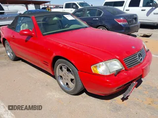 1999 Mercedes-Benz SL-Class with VIN WDBFA68F6XF177239, listed as a IAAI auction lot 41837553 with 138,715 mi miles. Bid and sale history available at carsss.com. Image 1.