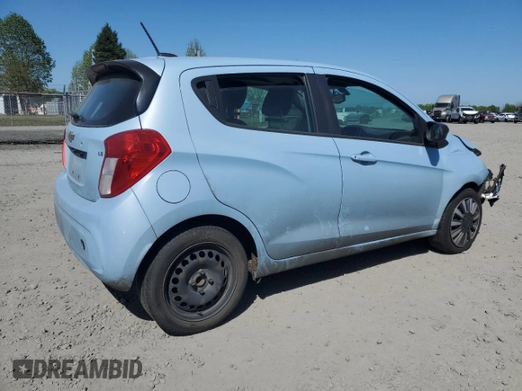 2016 Chevrolet Spark LS with VIN KL8CB6SA4GC575624, listed as a Copart auction lot 53373385 with 186,685 mi miles and Clean Title. Bid and sale history available at carsss.com. Image 3.