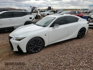 2024 Lexus IS 300 F Sport z VIN JTHB81F29R5053147, wystawiony jako Copart lot #49438975 z przebiegiem 16 308 mil mil oraz Czysty tytuł • Clean title. Historia ofert i sprzedaży dostępna na DreamBid. Obrazek 1.