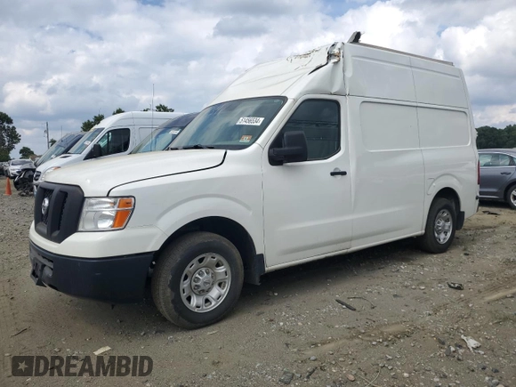2021 Nissan NV Cargo SV z VIN 1N6BF0LY4MN805739, wystawiony jako Copart lot #51456534 z przebiegiem 121 928 mil mil oraz Szkoda całkowita • Salvage title. Historia ofert i sprzedaży dostępna na DreamBid. Obrazek 1.