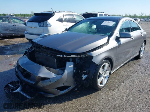 2015 Mercedes-Benz CLA 250 with VIN WDDSJ4EB1FN247908, listed as a IAAI auction lot 41992660 with 56,959 mi miles and . Bid and sale history available at DreamBid. Image 17.