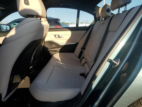 2020 BMW 3 Series 330i with VIN WBA5R1C08LFH49143, listed as a Copart auction lot 46359205 with 16,620 mi miles and Salvage Title. Bid and sale history available at carsss.com. Image 10.