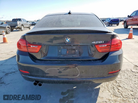 2016 BMW 4 Series 428i with VIN WBA3N7C56GK227400, listed as a Copart auction lot 44924745 with 96,598 mi miles and Salvage Title. Bid and sale history available at carsss.com. Image 6.