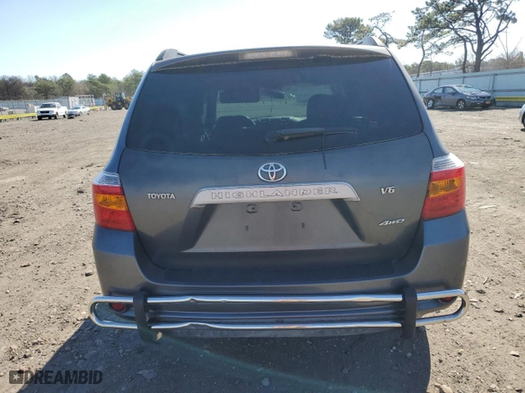 2008 Toyota Highlander with VIN JTEES41A382013321, listed as a Copart auction lot 53473865 with 202,818 mi miles and Clean Title. Bid and sale history available at carsss.com. Image 6.