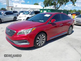 2017 Hyundai Sonata Sport with VIN 5NPE34AF2HH468155, listed as a IAAI auction lot 40411186 with 75,887 mi miles and . Bid and sale history available at DreamBid. Image 2.