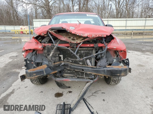 2002 Dodge Dakota with VIN 1B7FL16X92S669659, listed as a Copart auction lot 86835994 with 134,893 mi miles and Salvage Title. Bid and sale history available at carsss.com. Image 5.