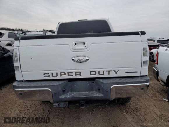 2013 Ford F-250 XL with VIN 1FT7X2BT7DEA62601, listed as a Copart auction lot 43250835 with 124,399 mi miles and Salvage Title. Bid and sale history available at DreamBid. Image 6.