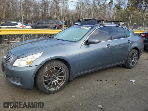 2008 Infiniti G35 x with VIN JNKBV61FX8M263986, listed as a Copart auction lot 48360625 with Not Provided miles and Non Repairable. Bid and sale history available at DreamBid. Image 1.